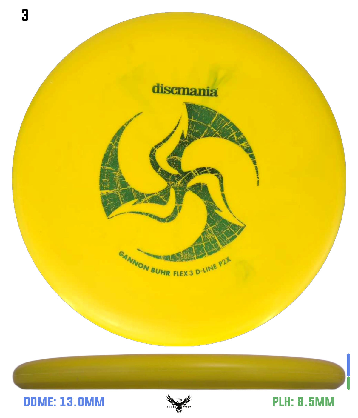 Discmania  D-Line (Flex 3) P2x - Gannon Buhr Signature Series Huk Lab