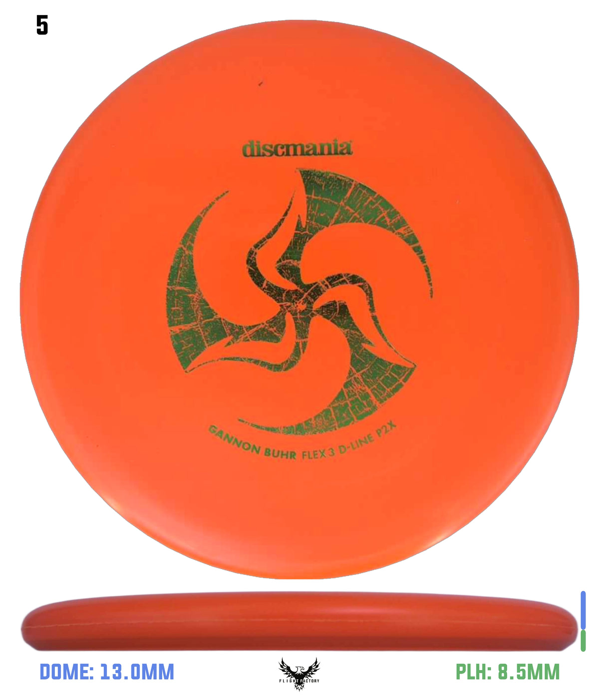 Discmania  D-Line (Flex 3) P2x - Gannon Buhr Signature Series Huk Lab