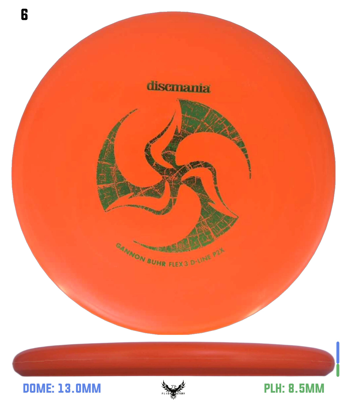 Discmania  D-Line (Flex 3) P2x - Gannon Buhr Signature Series Huk Lab