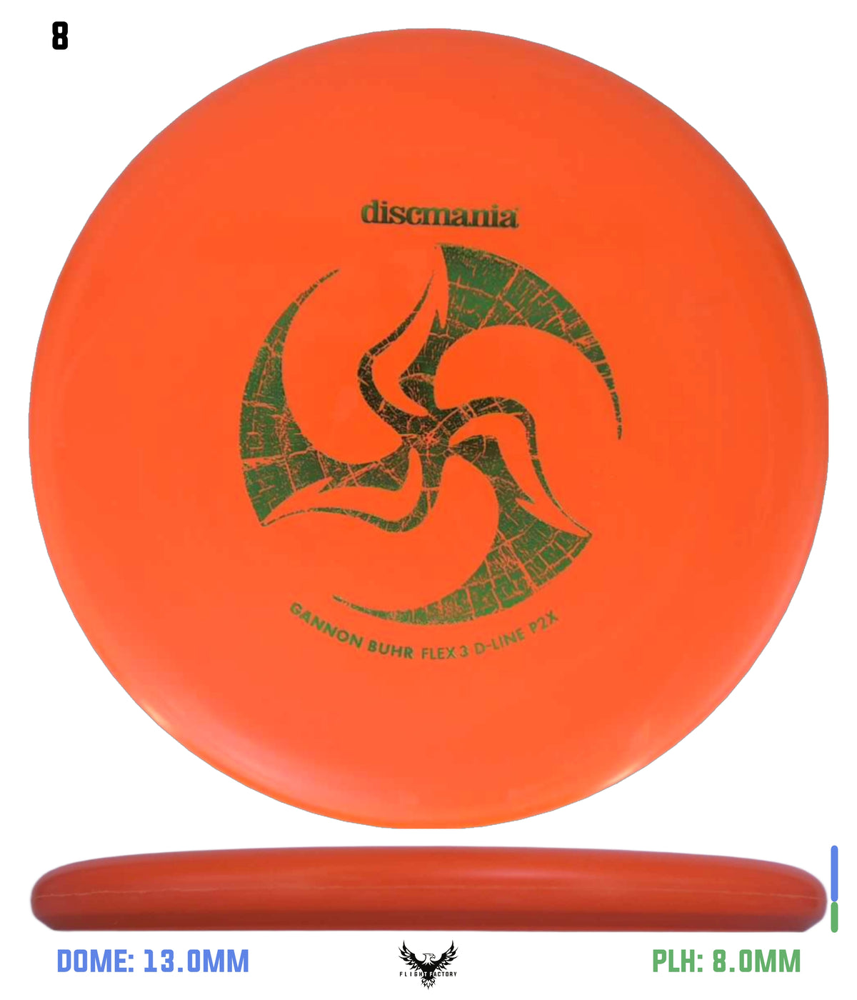Discmania  D-Line (Flex 3) P2x - Gannon Buhr Signature Series Huk Lab