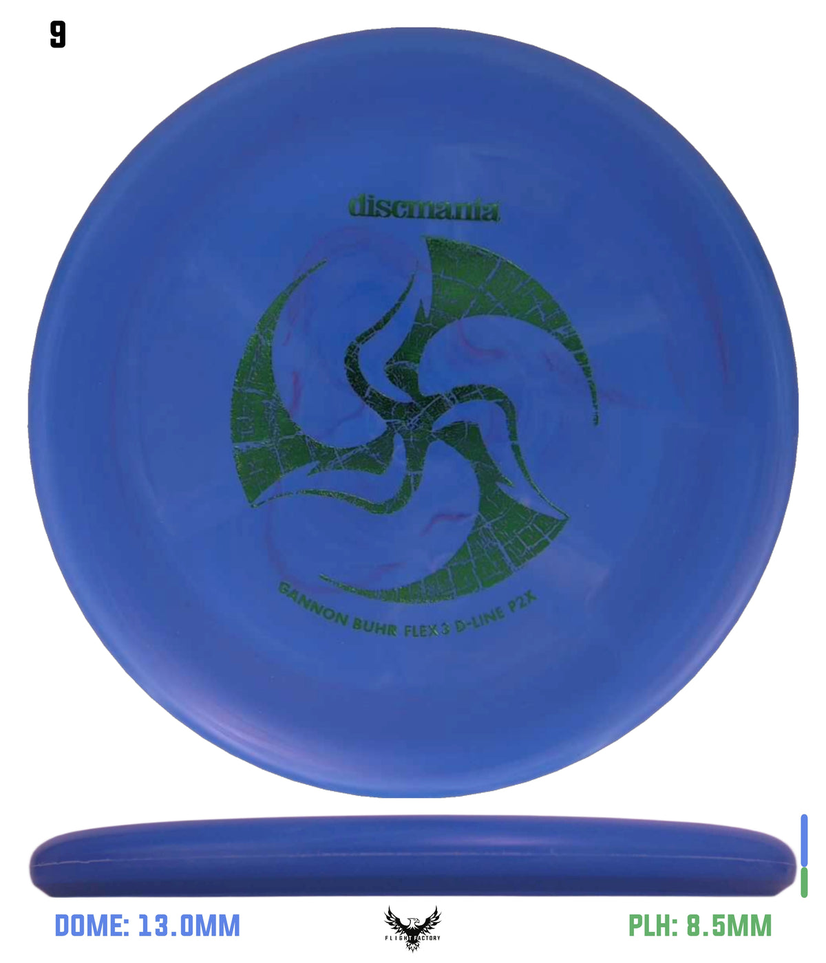 Discmania  D-Line (Flex 3) P2x - Gannon Buhr Signature Series Huk Lab