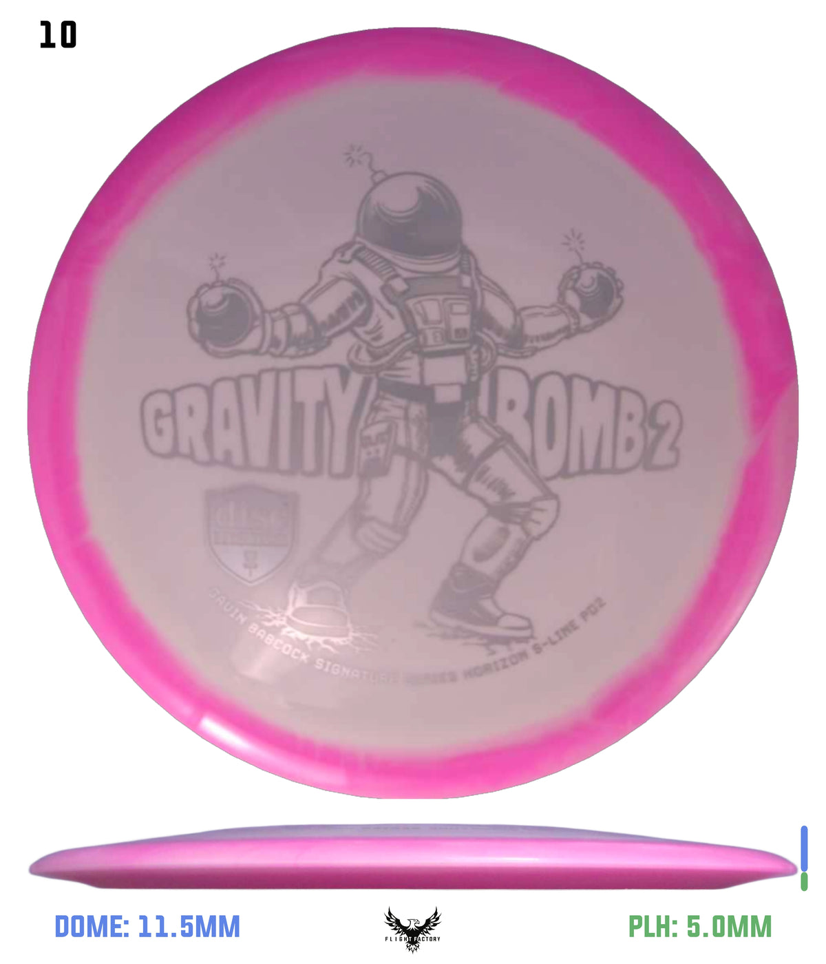 Discmania Gravity Bomb 2 Horizon S-Line PD2 - Gavin Babcock Signature Series