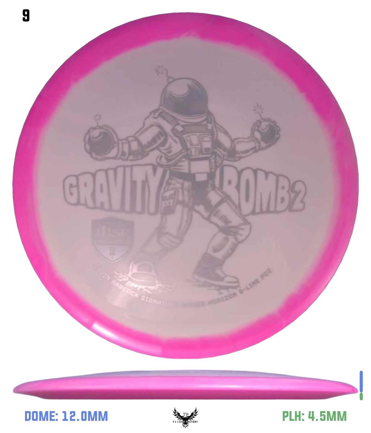 Discmania Gravity Bomb 2 Horizon S-Line PD2 - Gavin Babcock Signature Series