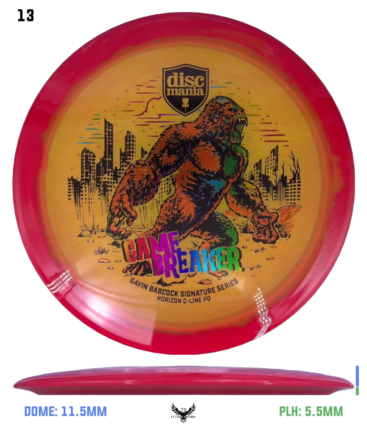 Discmania Horizon C-Line Gavin Babcock Signature Series PD - "Game Breaker"