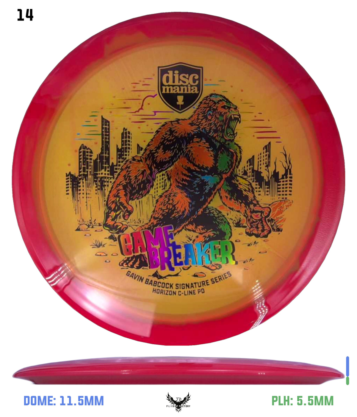 Discmania Horizon C-Line Gavin Babcock Signature Series PD - "Game Breaker"