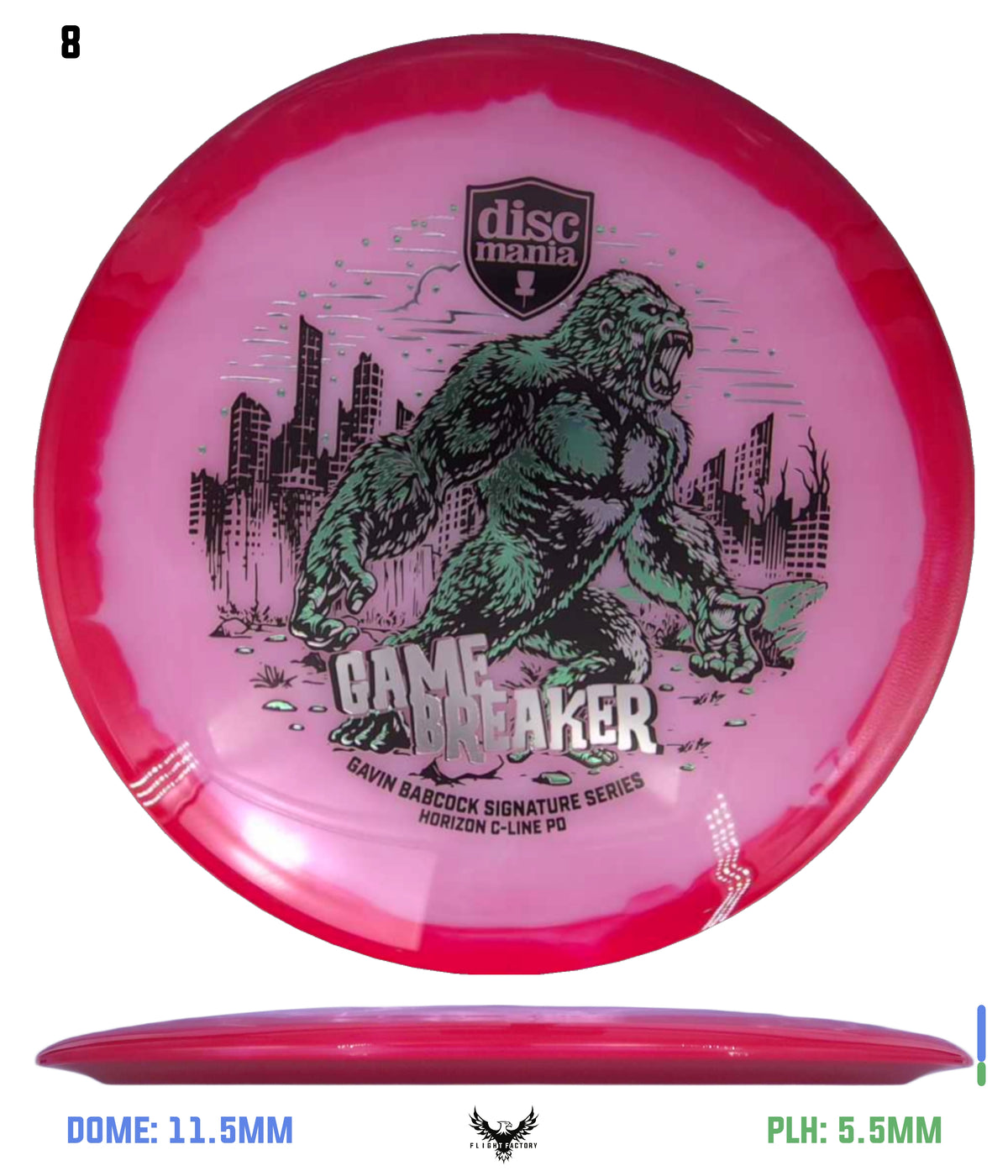 Discmania Horizon C-Line Gavin Babcock Signature Series PD - "Game Breaker"