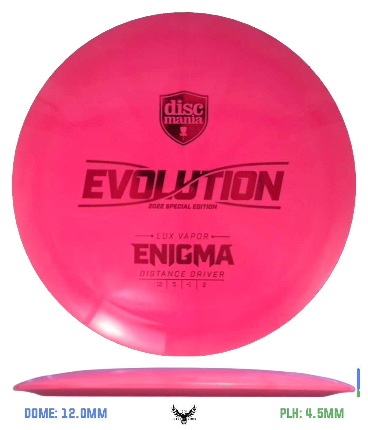 Discmania Evolution Lux Vapor Enigma - 2022 Mystery Box