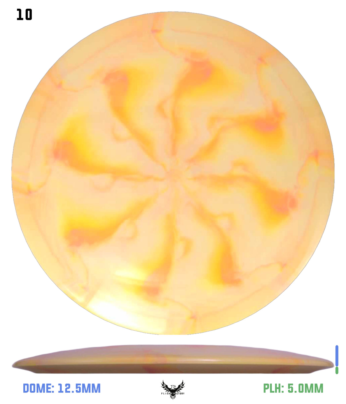 Discraft Paul McBeth x Paige Pierce ESP Swirl Bottom Stamped Anax