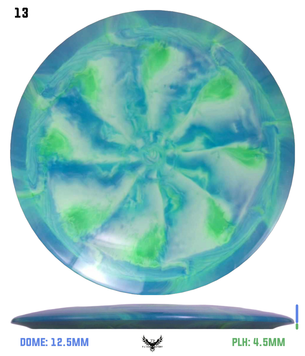 Discraft Paul McBeth x Paige Pierce ESP Swirl Bottom Stamped Anax