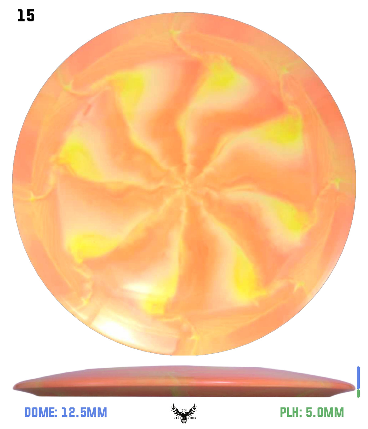 Discraft Paul McBeth x Paige Pierce ESP Swirl Bottom Stamped Anax