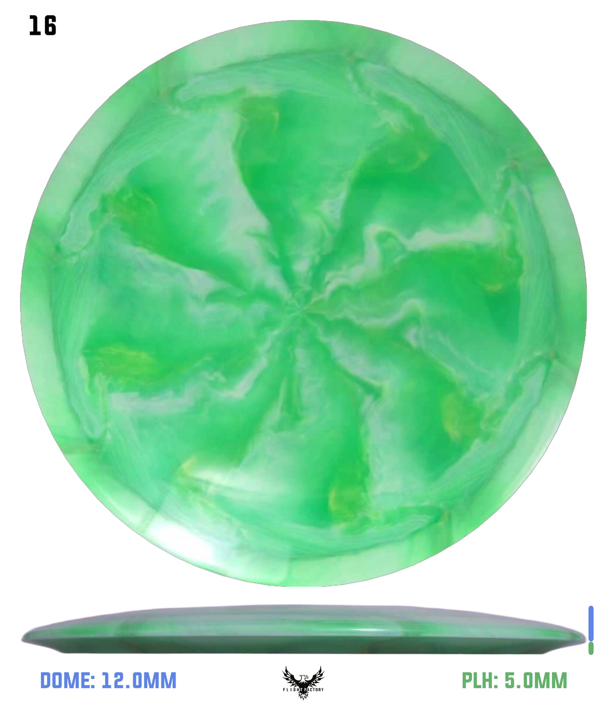 Discraft Paul McBeth x Paige Pierce ESP Swirl Bottom Stamped Anax