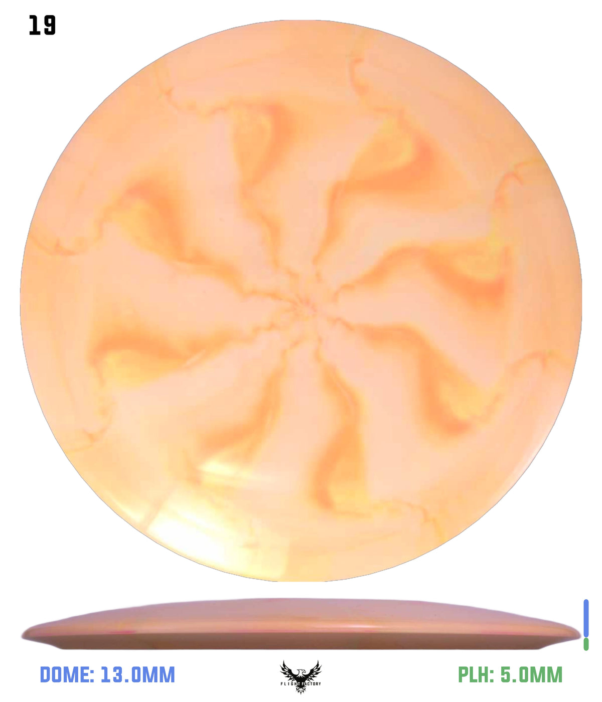 Discraft Paul McBeth x Paige Pierce ESP Swirl Bottom Stamped Anax