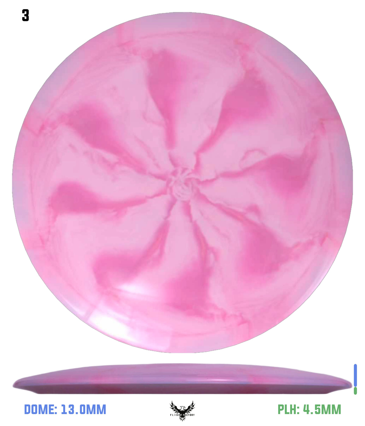 Discraft Paul McBeth x Paige Pierce ESP Swirl Bottom Stamped Anax