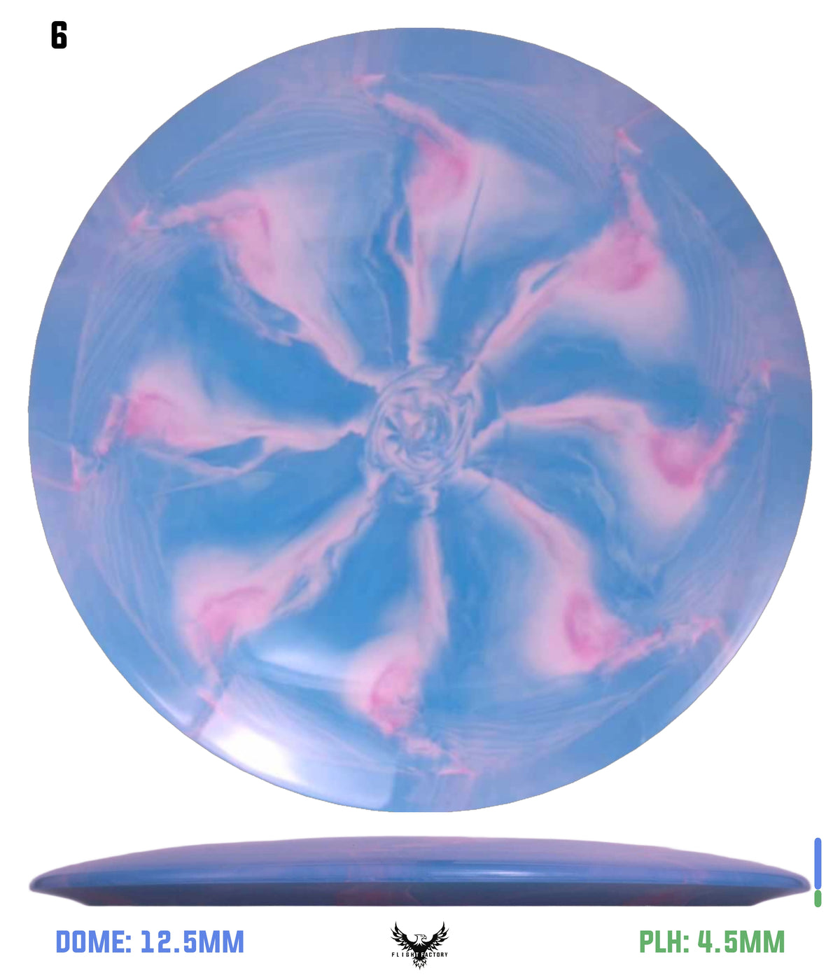 Discraft Paul McBeth x Paige Pierce ESP Swirl Bottom Stamped Anax