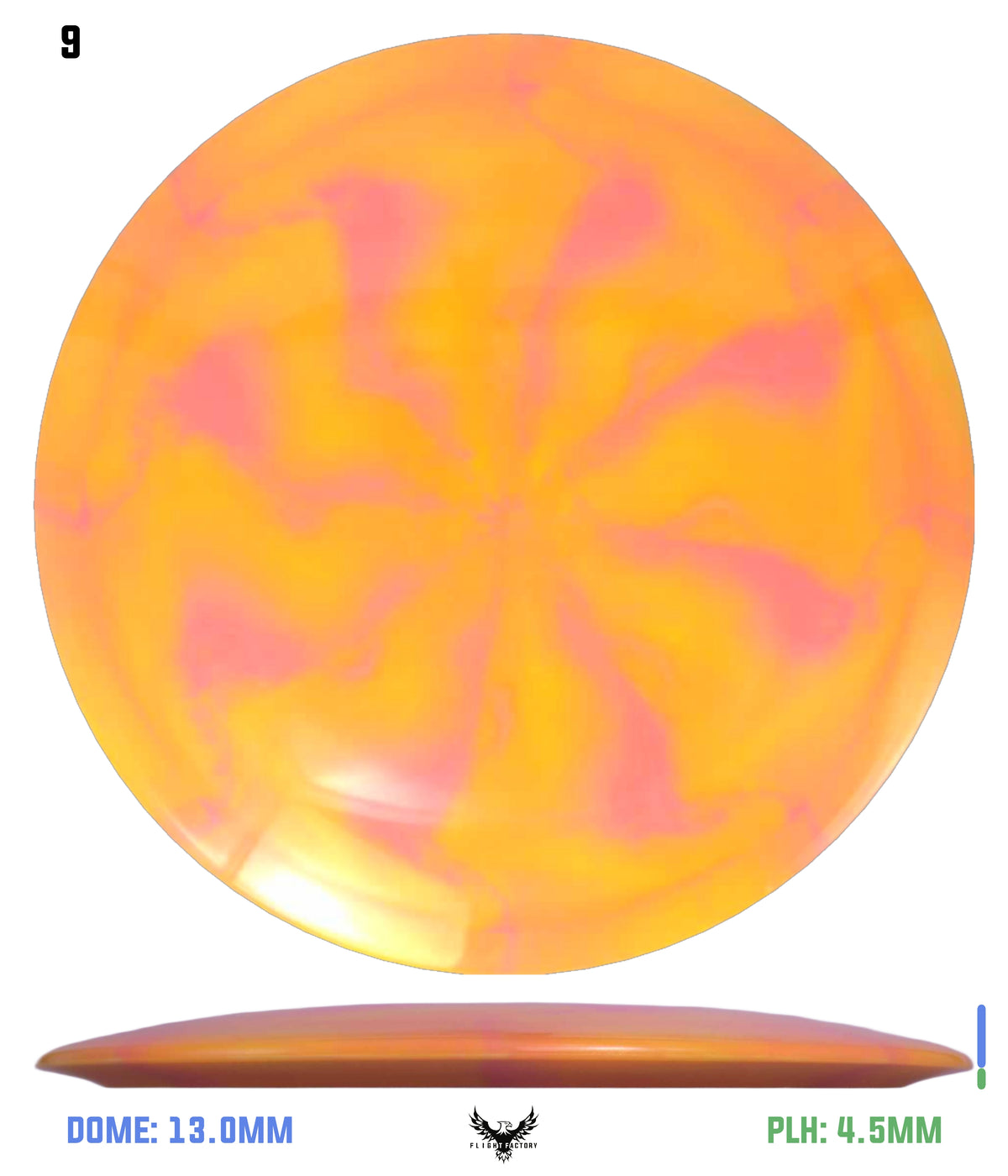 Discraft Paul McBeth x Paige Pierce ESP Swirl Bottom Stamped Anax