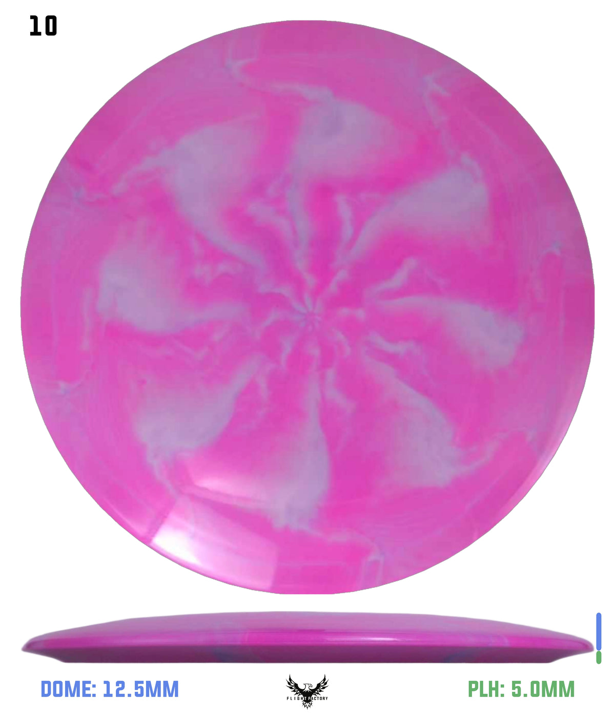 Discraft Paul McBeth x Paige Pierce ESP Swirl Bottom Stamped Anax