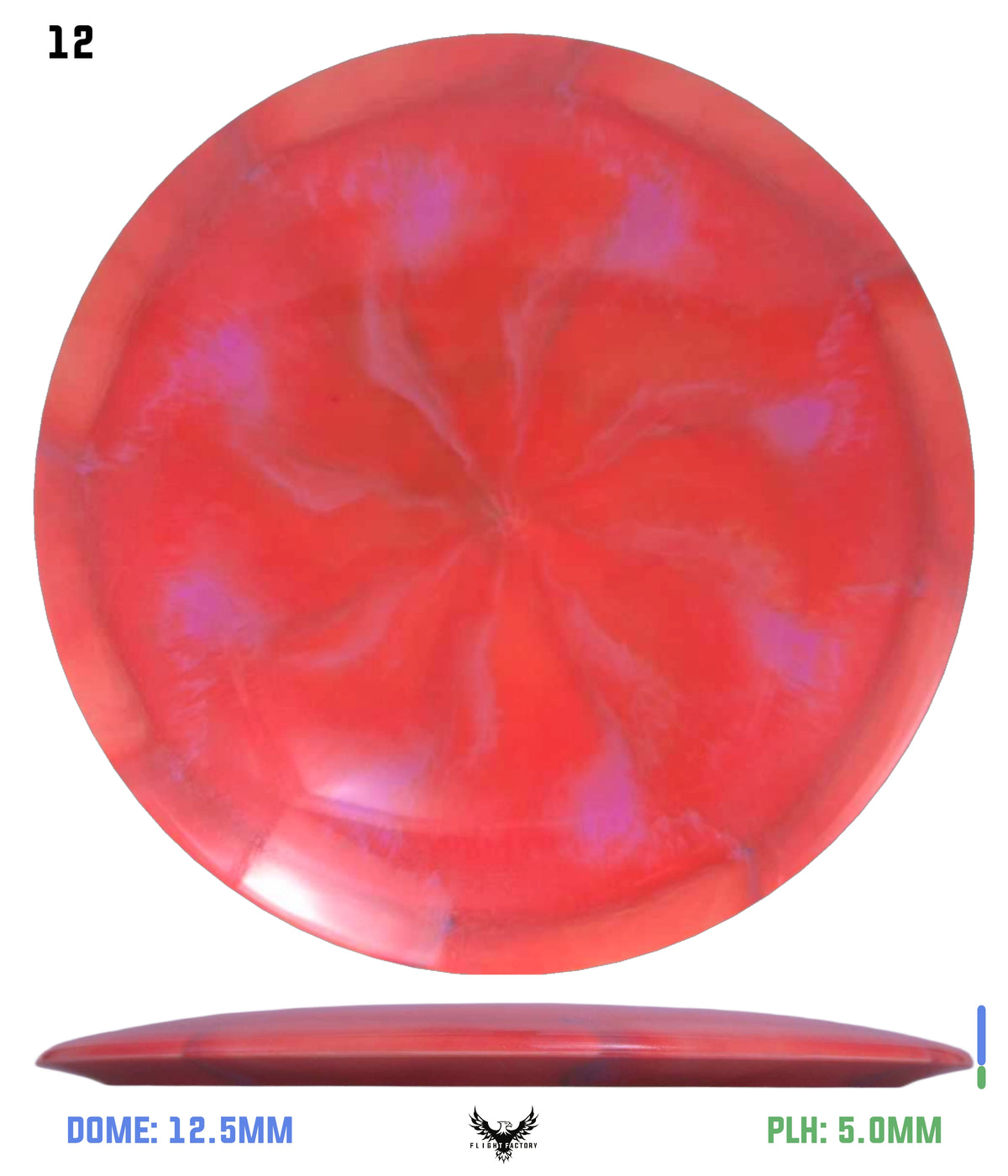 Discraft Paul McBeth x Paige Pierce ESP Swirl Bottom Stamped Anax