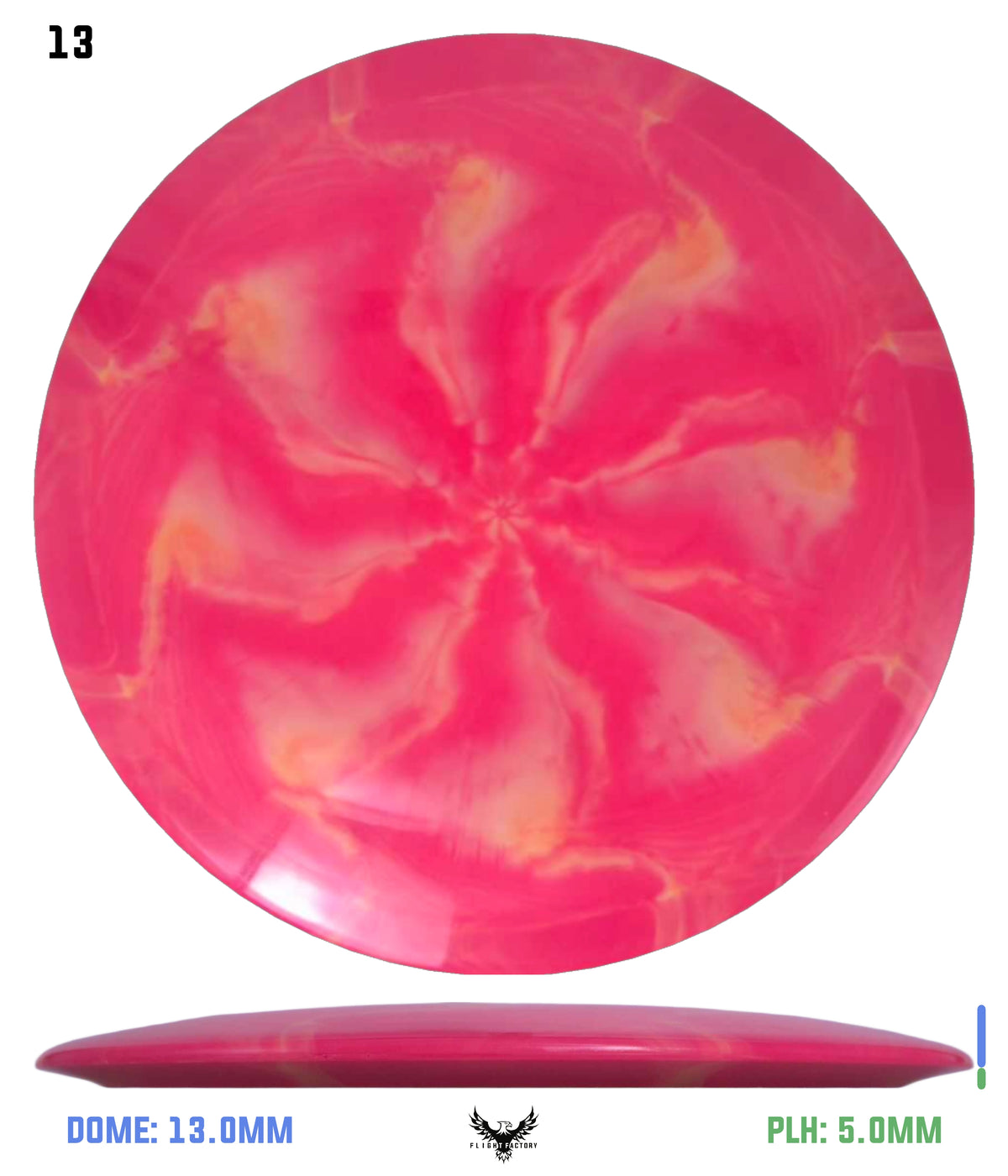 Discraft Paul McBeth x Paige Pierce ESP Swirl Bottom Stamped Anax