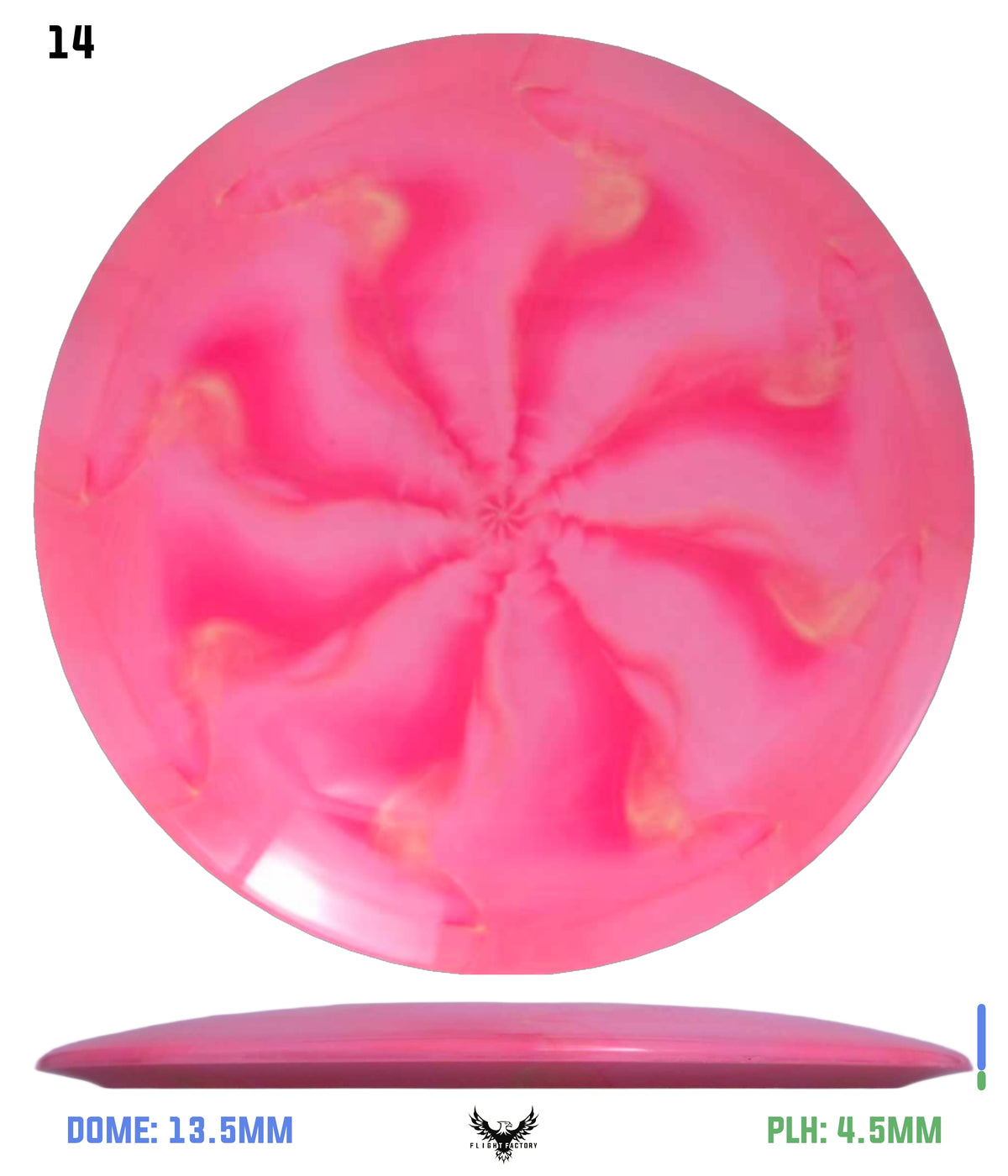 Discraft Paul McBeth x Paige Pierce ESP Swirl Bottom Stamped Anax