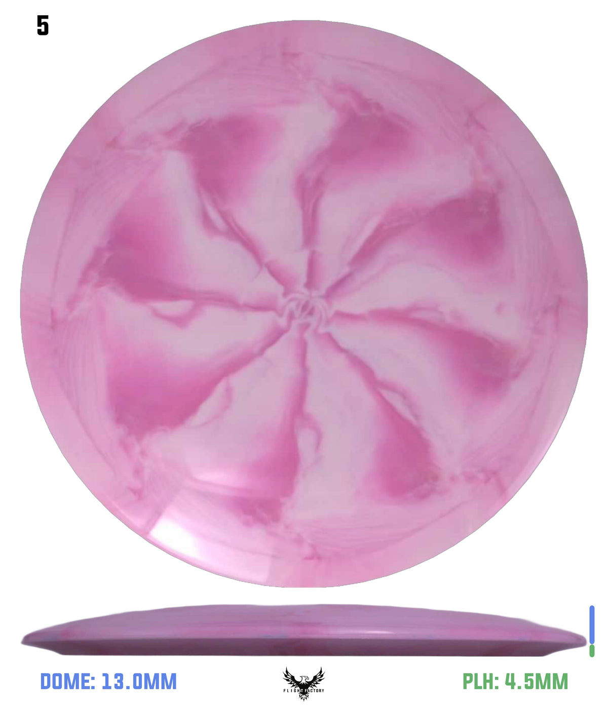 Discraft Paul McBeth x Paige Pierce ESP Swirl Bottom Stamped Anax