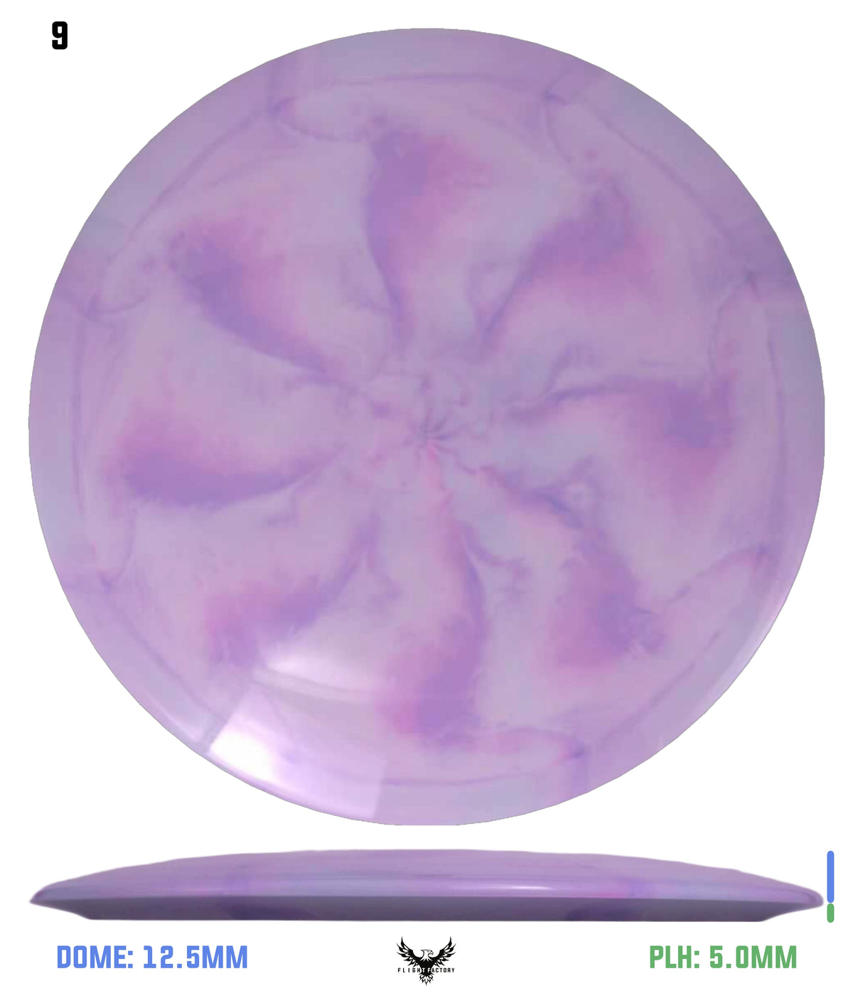 Discraft Paul McBeth x Paige Pierce ESP Swirl Bottom Stamped Anax