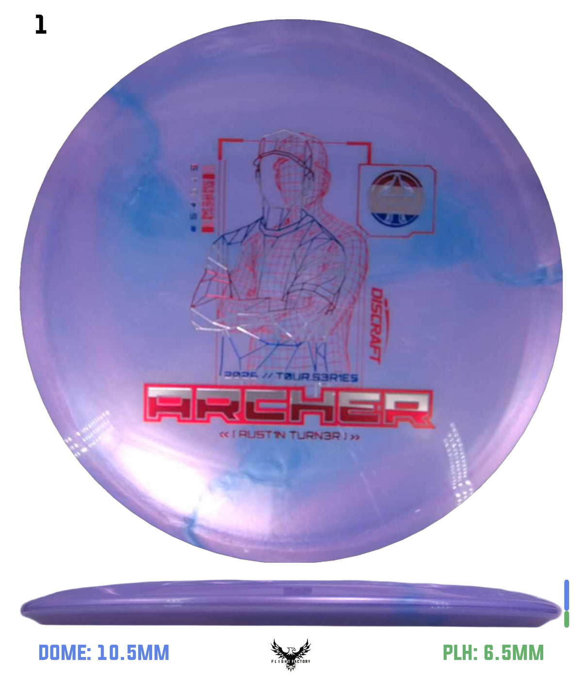 Discraft 2026 Tour Series V2 Archer - Austin Turner
