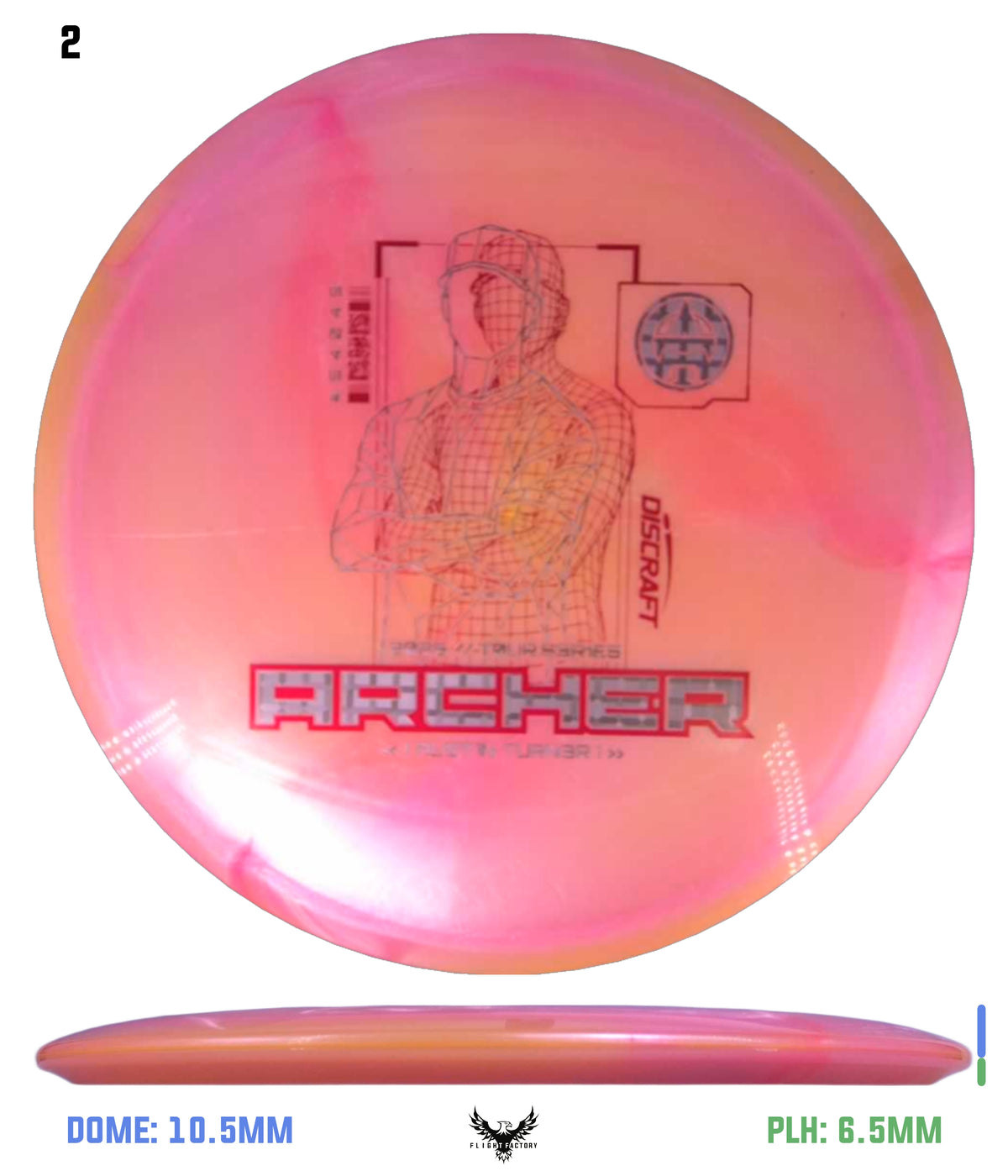 Discraft 2026 Tour Series V2 Archer - Austin Turner