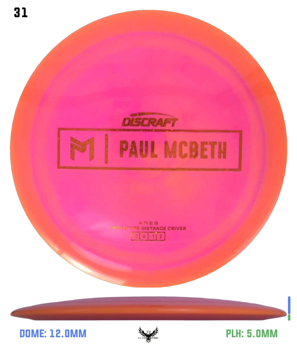 Discraft Paul McBeth Prototype ESP Ares