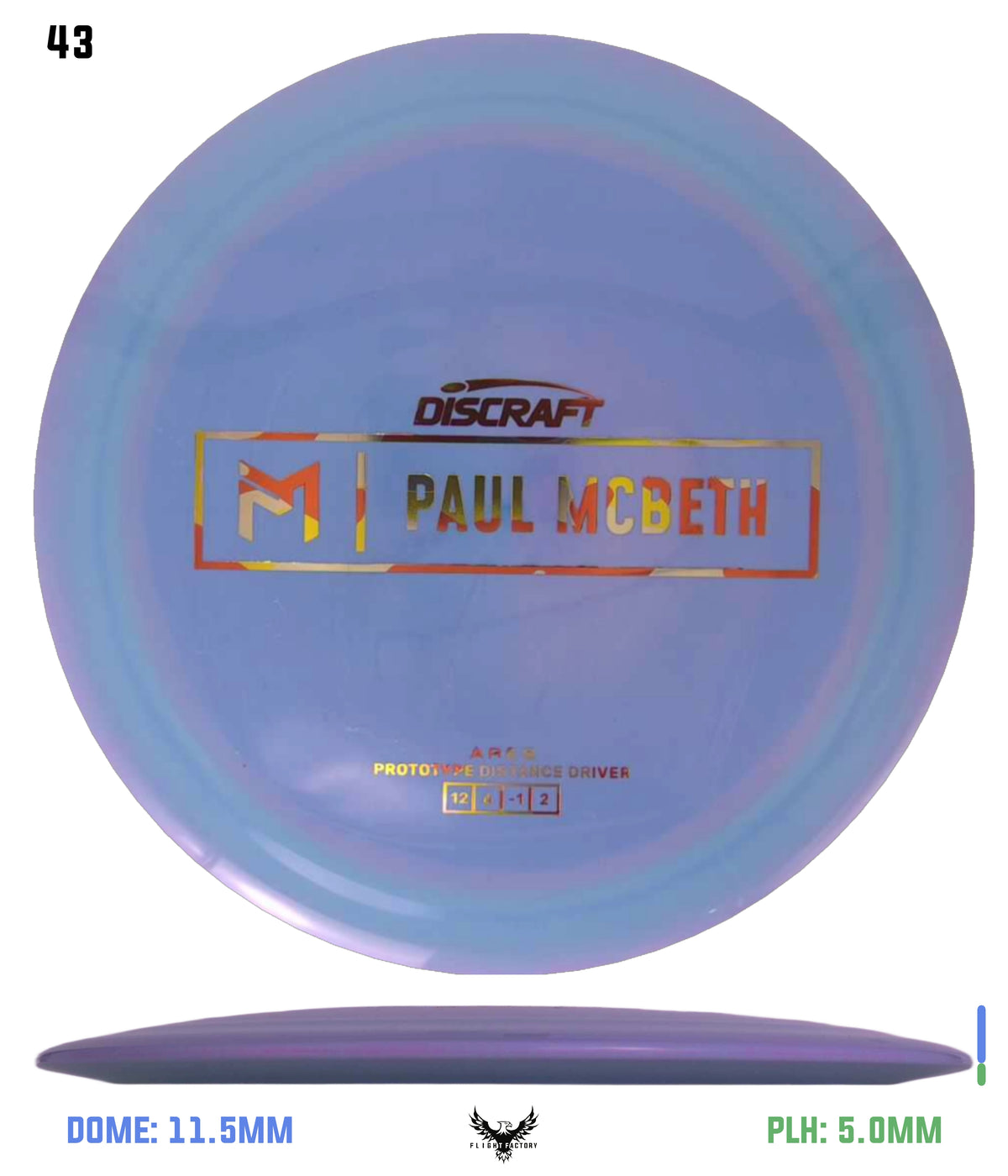 Discraft Paul McBeth Prototype ESP Ares