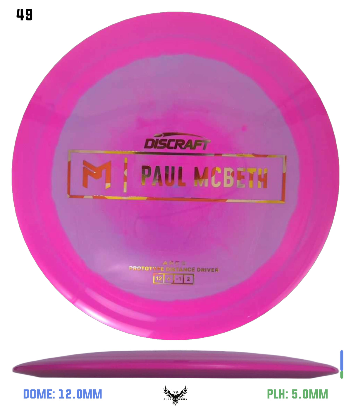 Discraft Paul McBeth Prototype ESP Ares