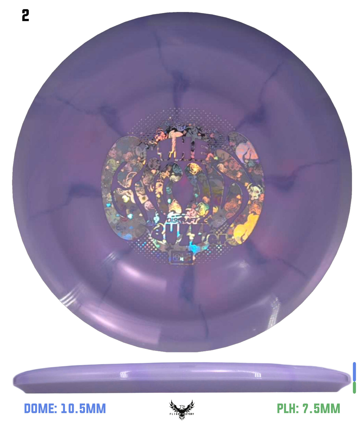 Discraft ESP Swirl (8 Hole) Buzzz GT - Ledgestone 2026 Wave 3