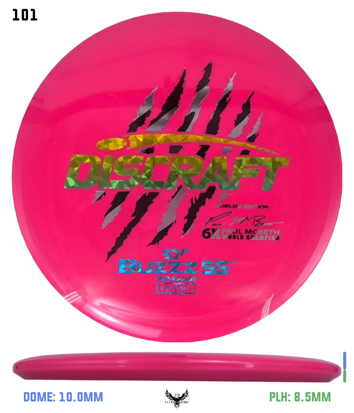 Discraft Paul McBeth 6 Claw ESP Buzzz SS - 2026 Worlds Edition