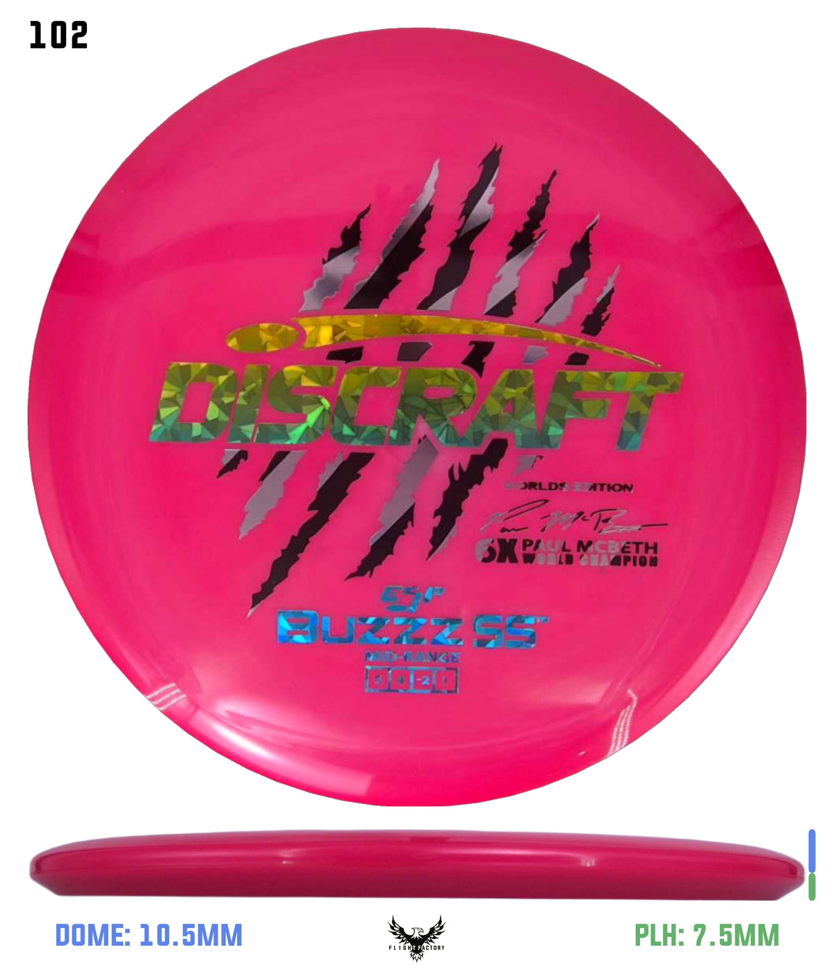 Discraft Paul McBeth 6 Claw ESP Buzzz SS - 2026 Worlds Edition