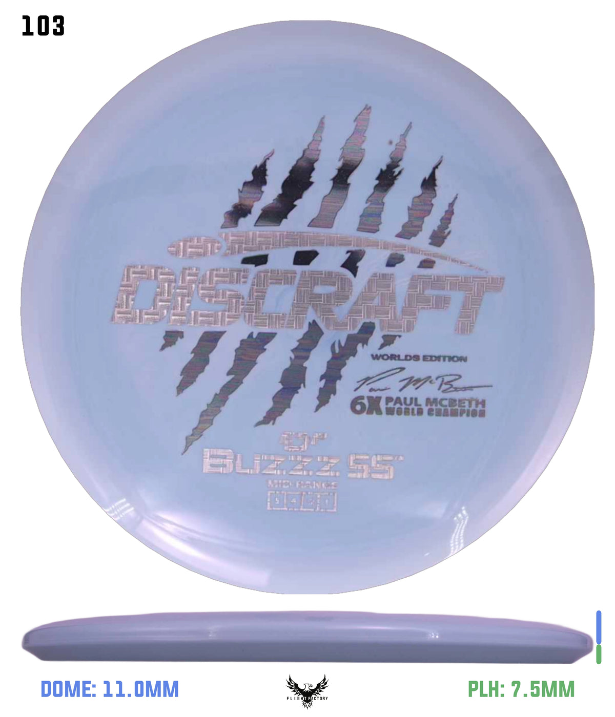 Discraft Paul McBeth 6 Claw ESP Buzzz SS - 2026 Worlds Edition