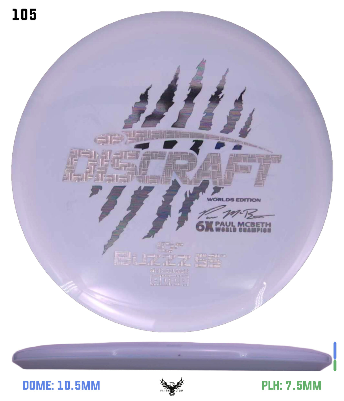 Discraft Paul McBeth 6 Claw ESP Buzzz SS - 2026 Worlds Edition