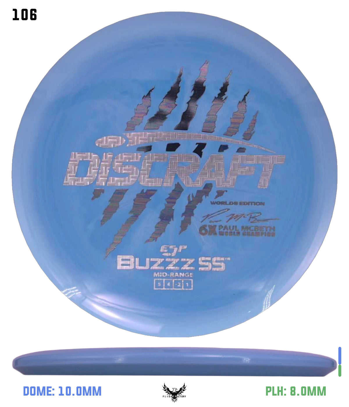 Discraft Paul McBeth 6 Claw ESP Buzzz SS - 2026 Worlds Edition