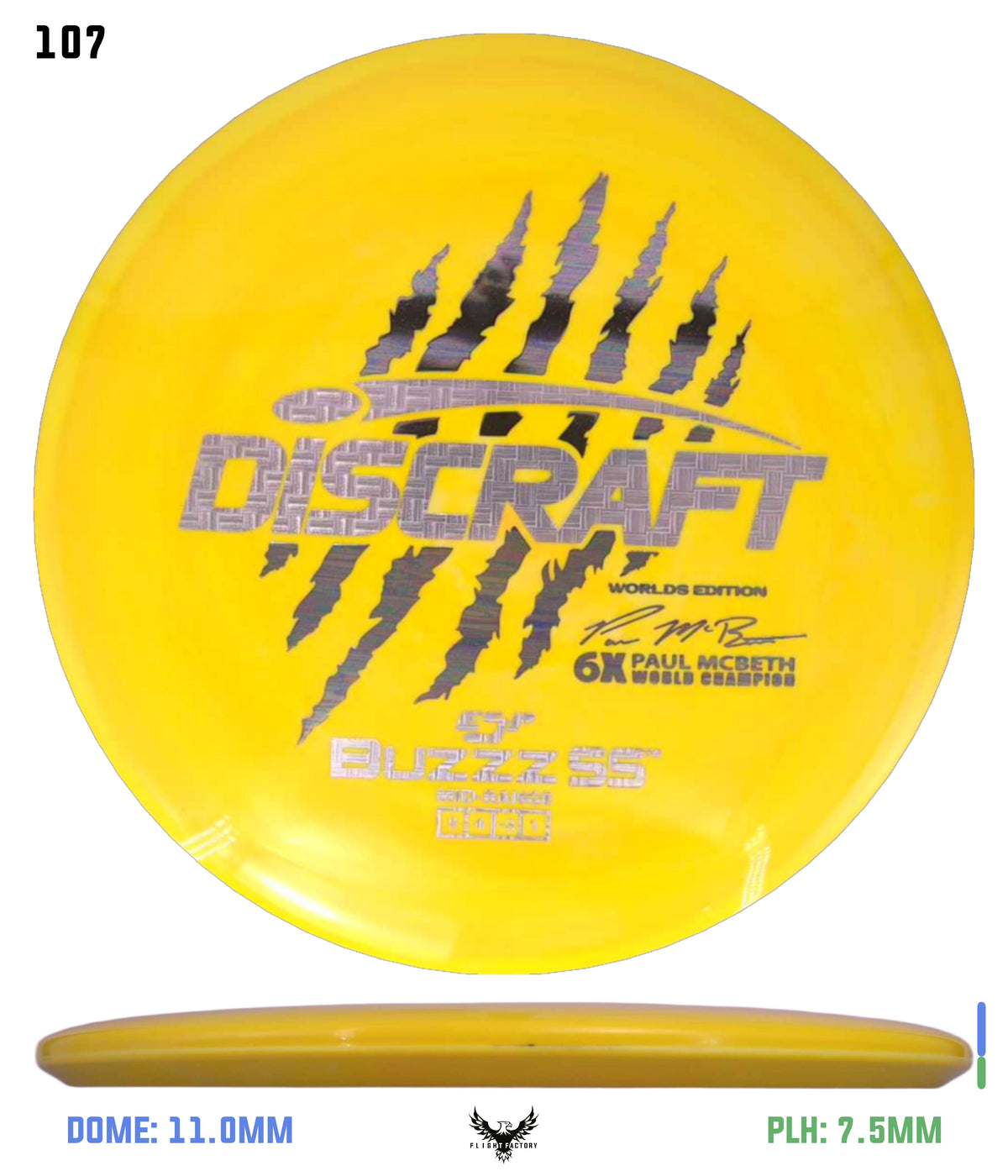 Discraft Paul McBeth 6 Claw ESP Buzzz SS - 2026 Worlds Edition