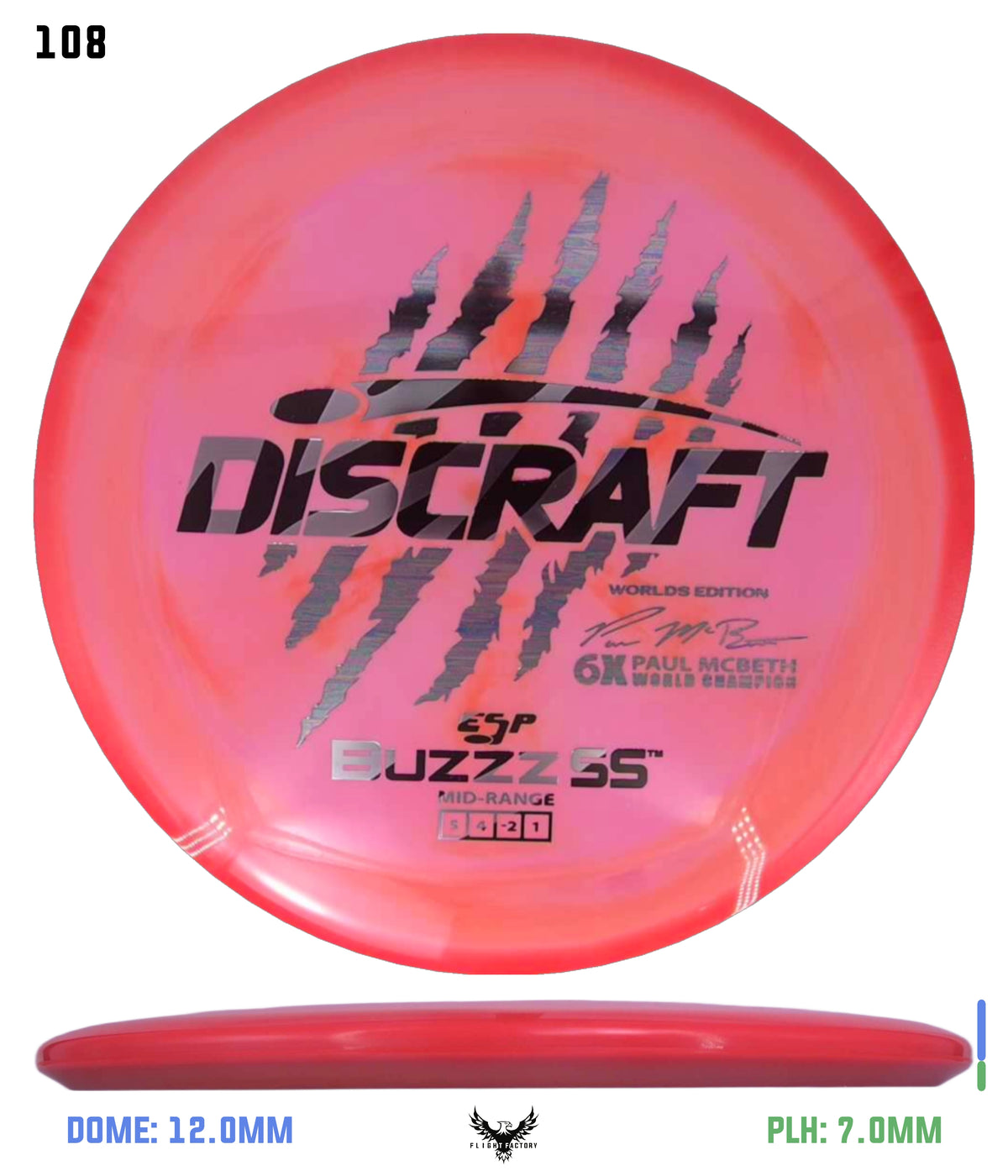 Discraft Paul McBeth 6 Claw ESP Buzzz SS - 2026 Worlds Edition