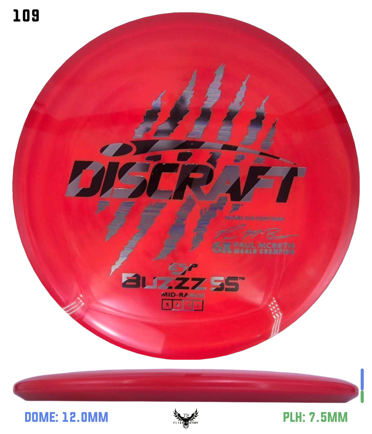 Discraft Paul McBeth 6 Claw ESP Buzzz SS - 2026 Worlds Edition