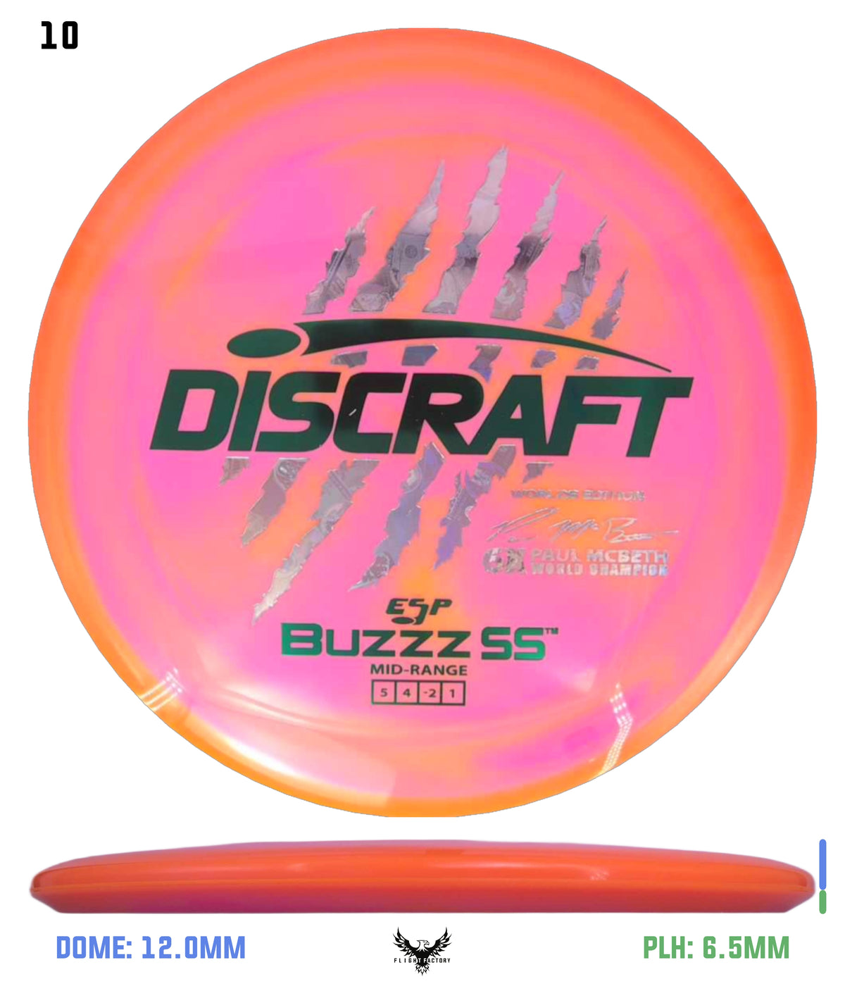 Discraft Paul McBeth 6 Claw ESP Buzzz SS - 2026 Worlds Edition
