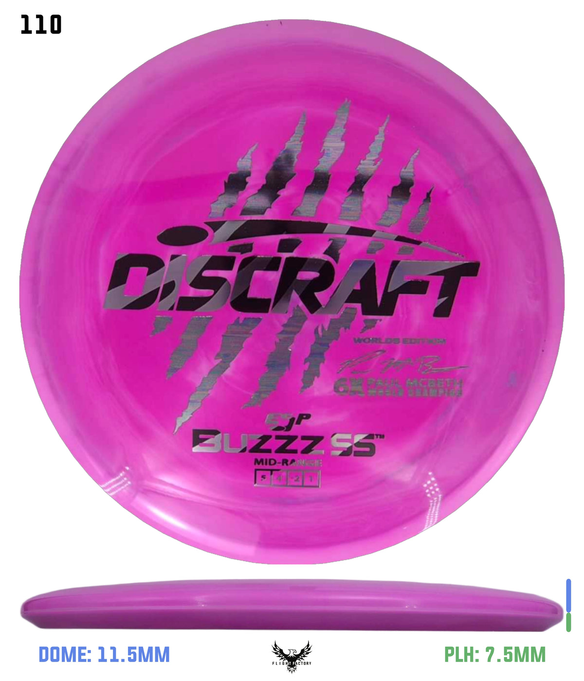 Discraft Paul McBeth 6 Claw ESP Buzzz SS - 2026 Worlds Edition