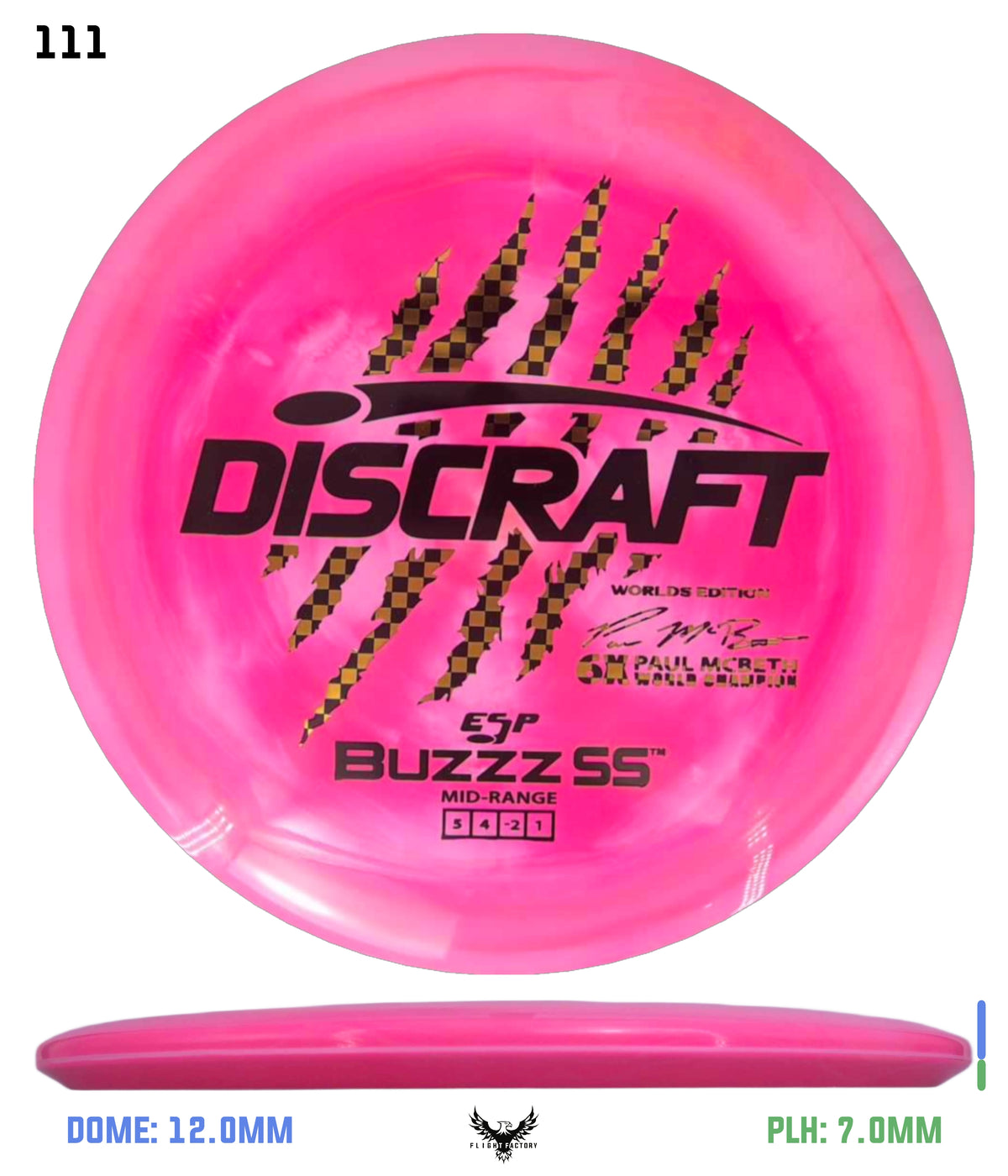 Discraft Paul McBeth 6 Claw ESP Buzzz SS - 2026 Worlds Edition