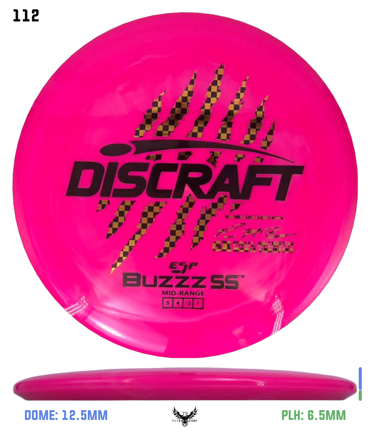 Discraft Paul McBeth 6 Claw ESP Buzzz SS - 2026 Worlds Edition