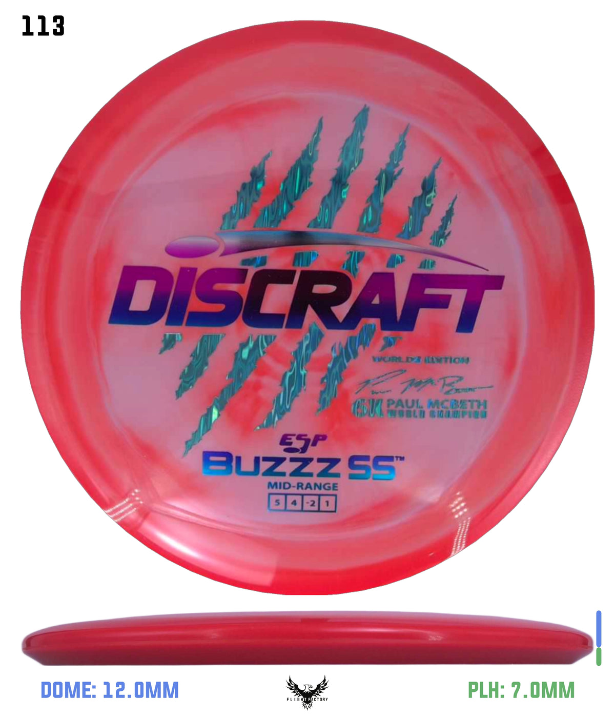 Discraft Paul McBeth 6 Claw ESP Buzzz SS - 2026 Worlds Edition
