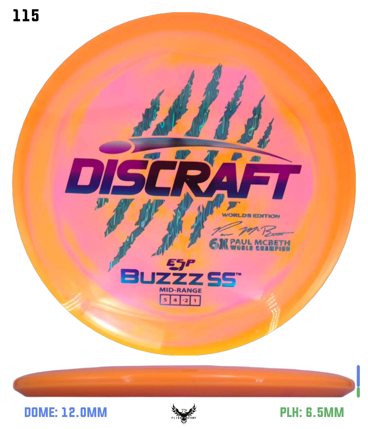 Discraft Paul McBeth 6 Claw ESP Buzzz SS - 2026 Worlds Edition