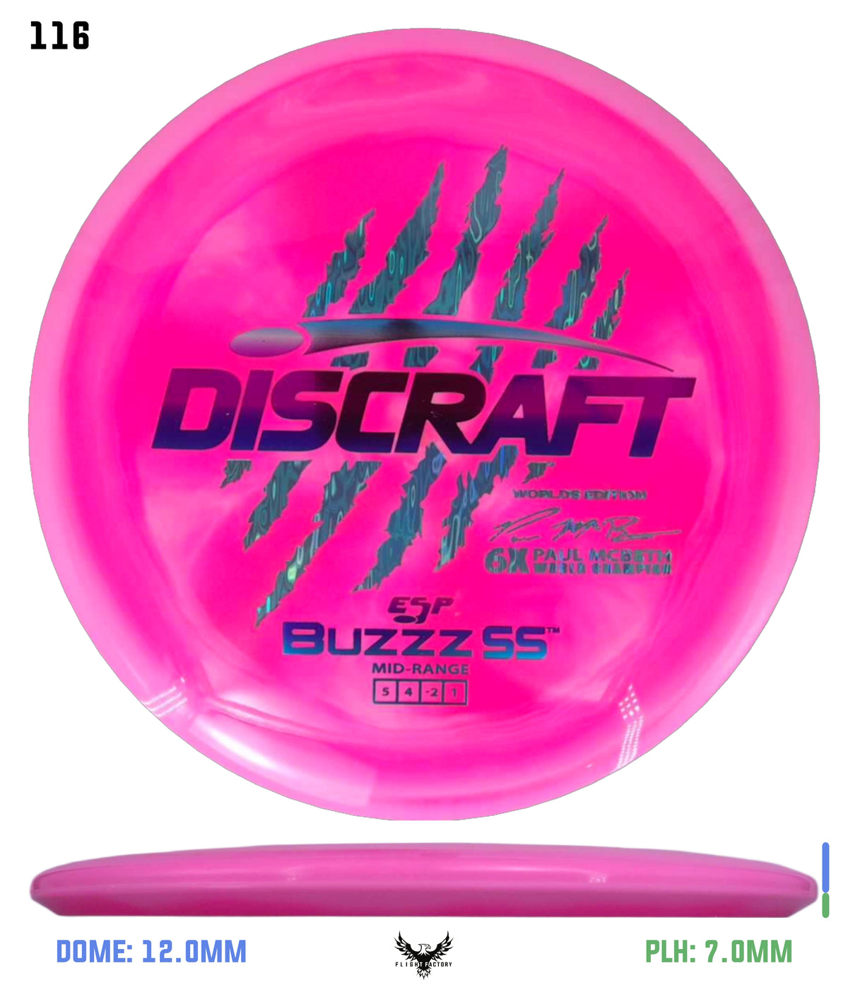 Discraft Paul McBeth 6 Claw ESP Buzzz SS - 2026 Worlds Edition
