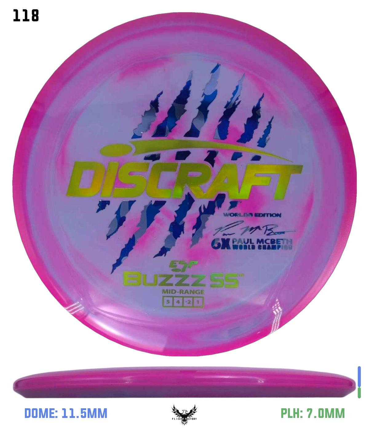 Discraft Paul McBeth 6 Claw ESP Buzzz SS - 2026 Worlds Edition