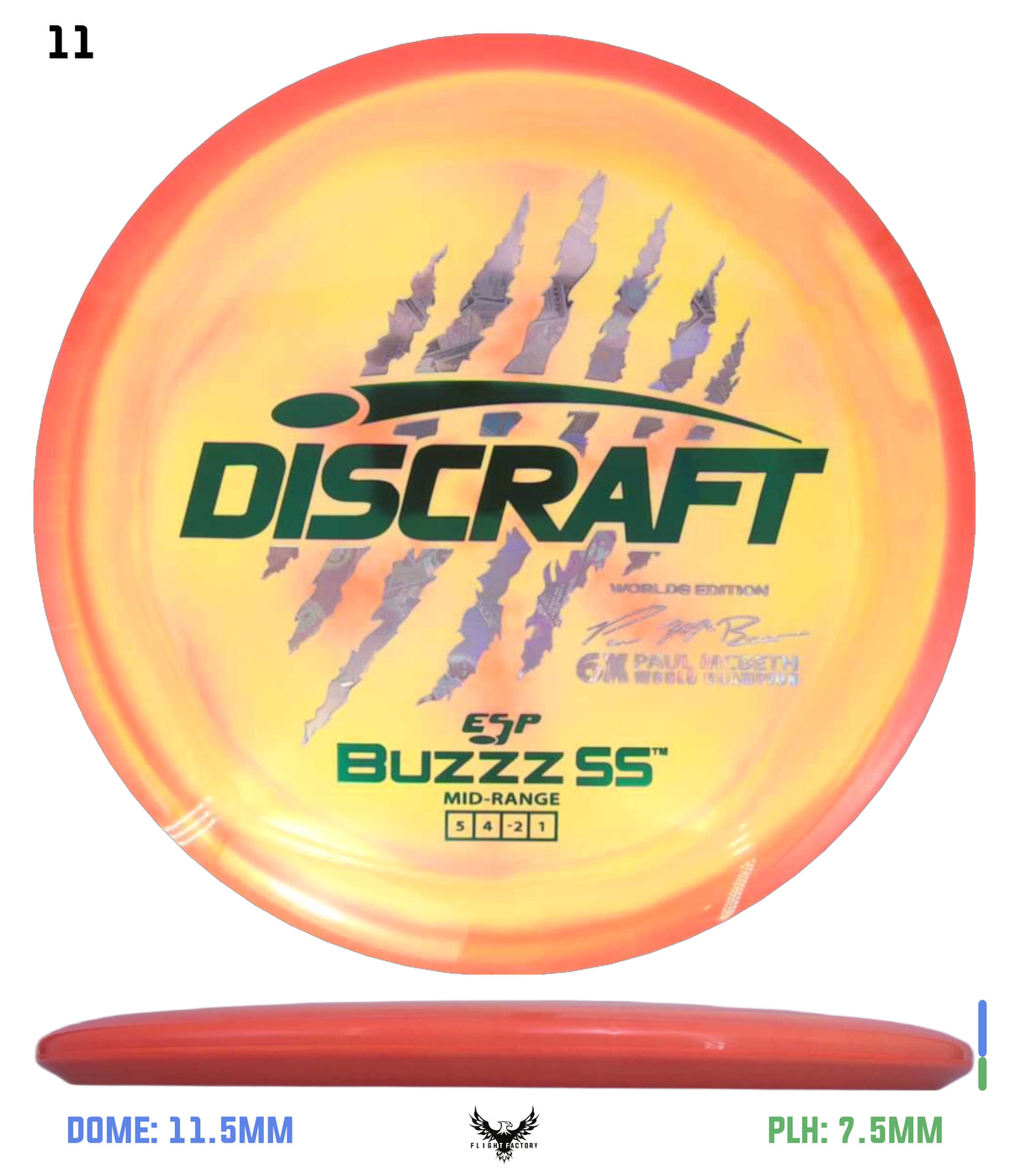 Discraft Paul McBeth 6 Claw ESP Buzzz SS - 2026 Worlds Edition
