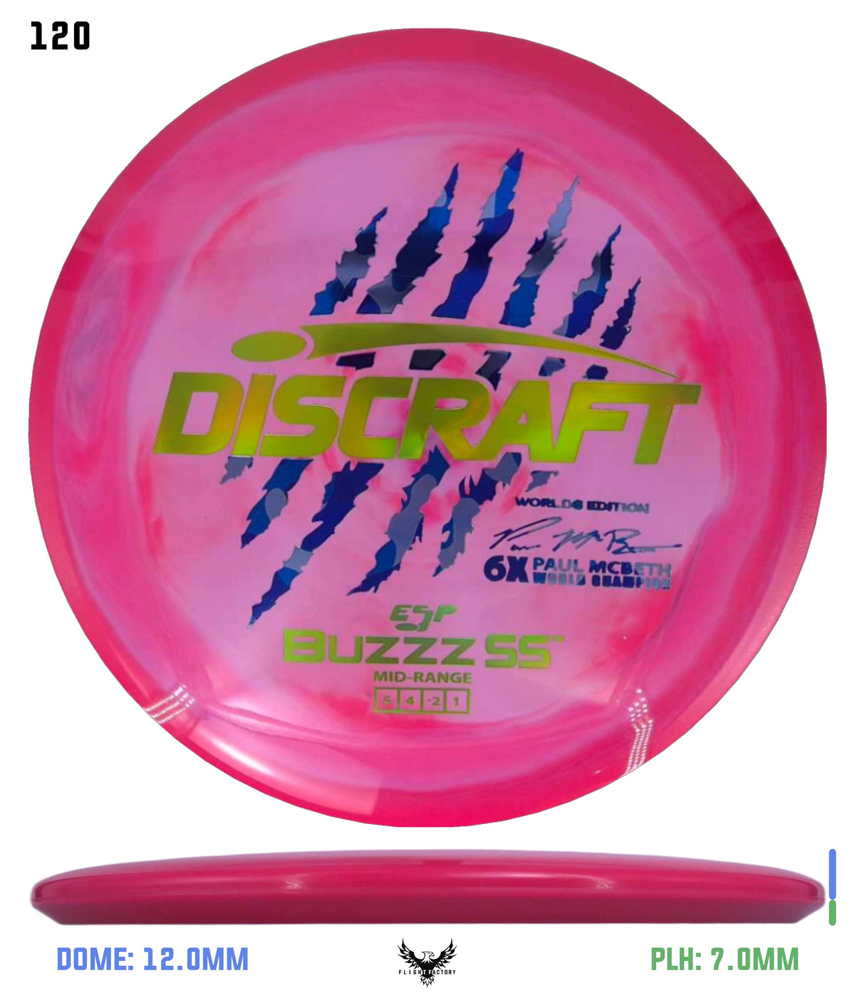 Discraft Paul McBeth 6 Claw ESP Buzzz SS - 2026 Worlds Edition