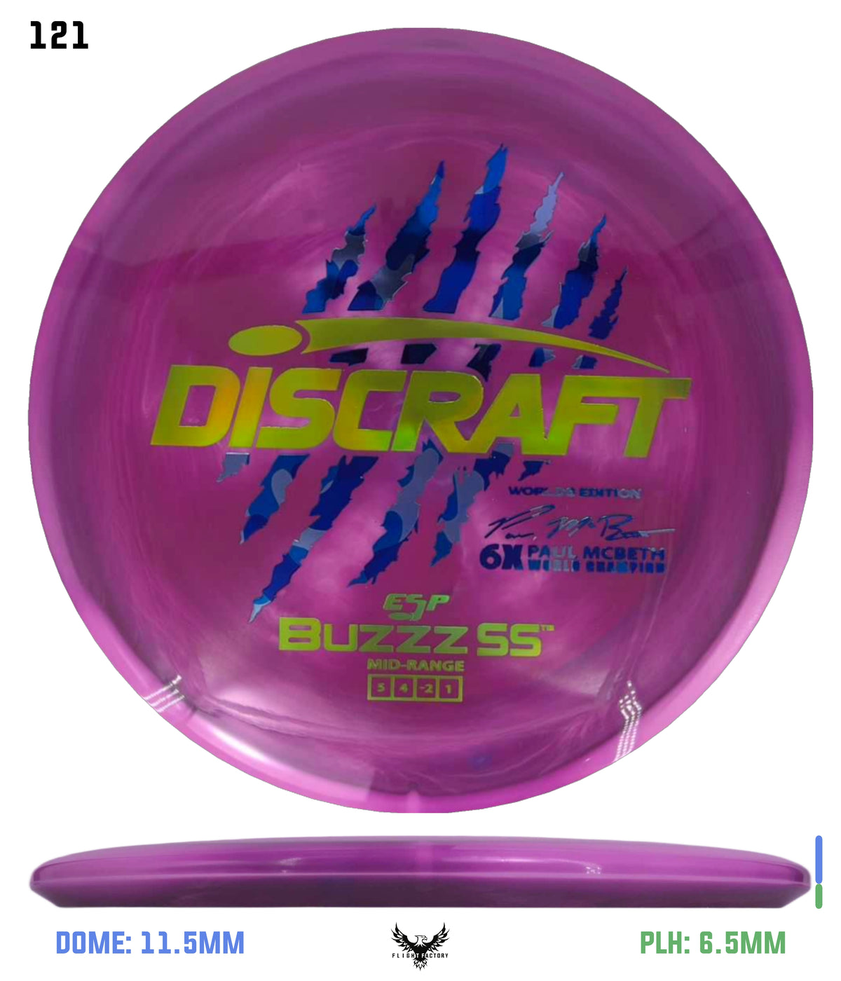 Discraft Paul McBeth 6 Claw ESP Buzzz SS - 2026 Worlds Edition